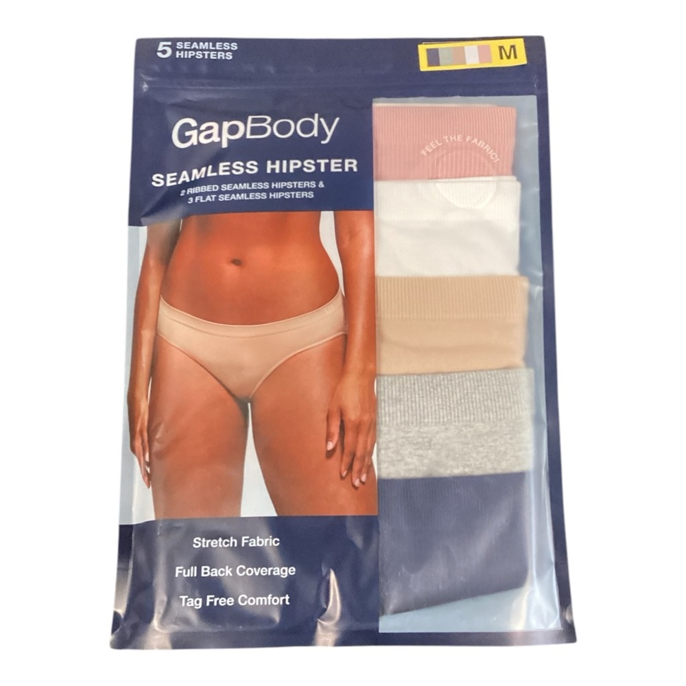GapBody Women's 5-Pack Seamless Hipster